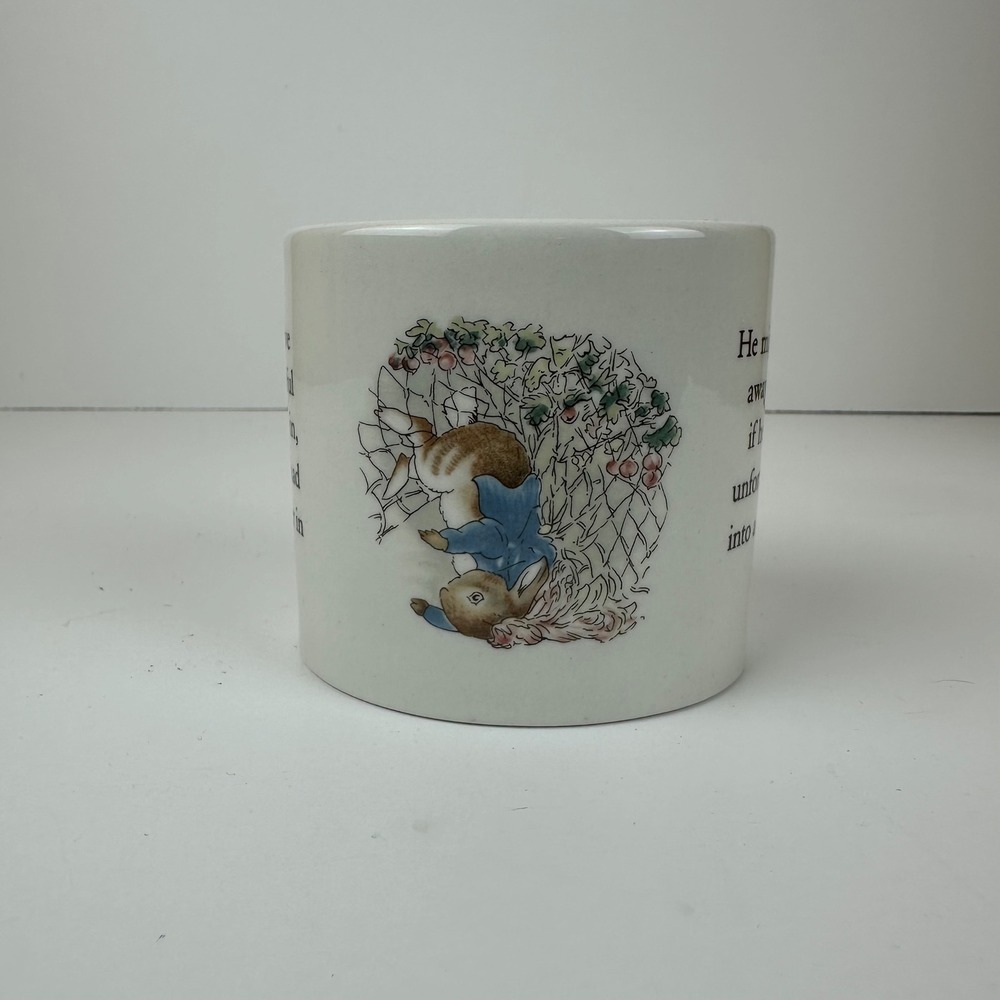 Wedgwood Peter Rabbit Ceramic Coin Bank Beatrix Potter Made in England Money Box
